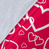 Heart Pattern Print Blanket-grizzshop