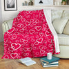 Heart Pattern Print Blanket-grizzshop