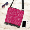 Heart Pattern Print Crossbody Bags-grizzshop