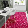 Heart Pattern Print Floor Mat-grizzshop