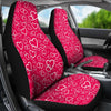 Heart Pattern Print Universal Fit Car Seat Cover-grizzshop