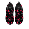 Heart Pink Lollipop Print Pattern Black Sneaker-grizzshop