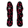 Heart Pink Lollipop Print Pattern Muay Thai Shin Guards-grizzshop