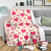 Heart Print Pattern Blanket-grizzshop