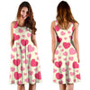 Heart Print Pattern Dress-grizzshop