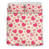 Heart Print Pattern Duvet Cover Bedding Set-grizzshop