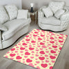 Heart Print Pattern Floor Mat-grizzshop