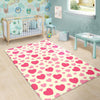 Heart Print Pattern Floor Mat-grizzshop