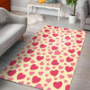 Heart Print Pattern Floor Mat-grizzshop