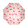 Heart Print Pattern Foldable Umbrella-grizzshop