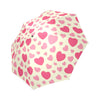 Heart Print Pattern Foldable Umbrella-grizzshop