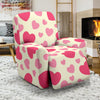 Heart Print Pattern Recliner Cover-grizzshop