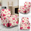 Heart Print Pattern Recliner Cover-grizzshop