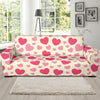 Heart Print Pattern Sofa Covers-grizzshop