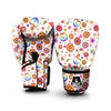 Heart Psychedelic Peace Sign Print Pattern Boxing Gloves-grizzshop