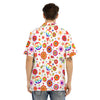 Heart Psychedelic Peace Sign Print Pattern Men's Hawaiian Shirt-grizzshop