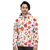 Heart Psychedelic Peace Sign Print Pattern Men's Hoodie-grizzshop