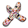 Heart Psychedelic Peace Sign Print Pattern Muay Thai Shin Guards-grizzshop