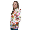 Heart Psychedelic Peace Sign Print Pattern Women's Hoodie-grizzshop