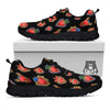 Heart Sacred Print Pattern Black Sneaker-grizzshop