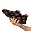 Heart Sacred Print Pattern Black Sneaker-grizzshop