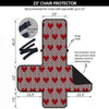 Heart Valentine's Day Print Pattern Armchair Protector-grizzshop