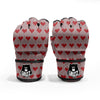 Heart Valentine's Day Print Pattern MMA Gloves-grizzshop