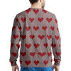 Heart Valentine's Day Print Pattern Men's Sweatshirt-grizzshop