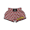 Heart Valentine's Day Print Pattern Muay Thai Boxing Shorts-grizzshop