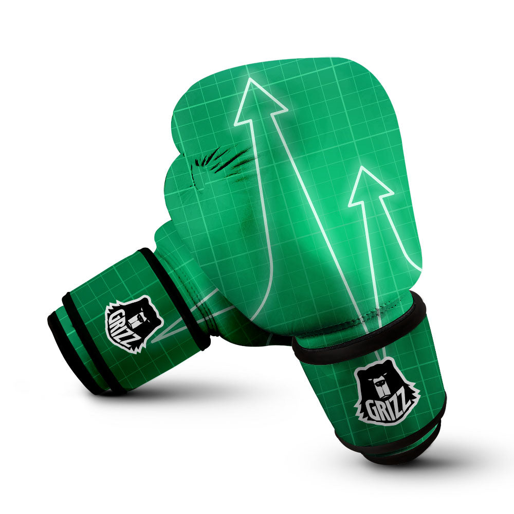 Heartbeat Green Print Boxing Gloves-grizzshop