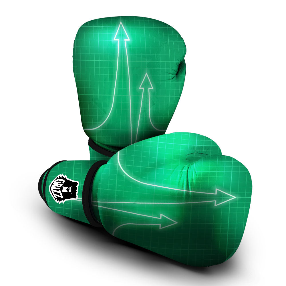 Heartbeat Green Print Boxing Gloves-grizzshop