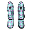 Heartbeat Pink Print Pattern Muay Thai Shin Guards-grizzshop