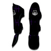 Heartbeat Purple Print Pattern Muay Thai Shin Guards-grizzshop