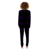 Heartbeat Purple Print Pattern Women's Pajamas-grizzshop