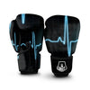 Heartbeat Teal Print Boxing Gloves-grizzshop