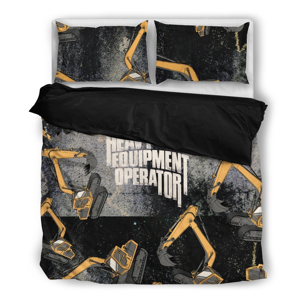 Heavy Equipment Operator Pillow & Duvet Covers Bedding Set-grizzshop