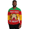 Hedgehog Don't touch my Present Ugly Christmas Sweater-grizzshop