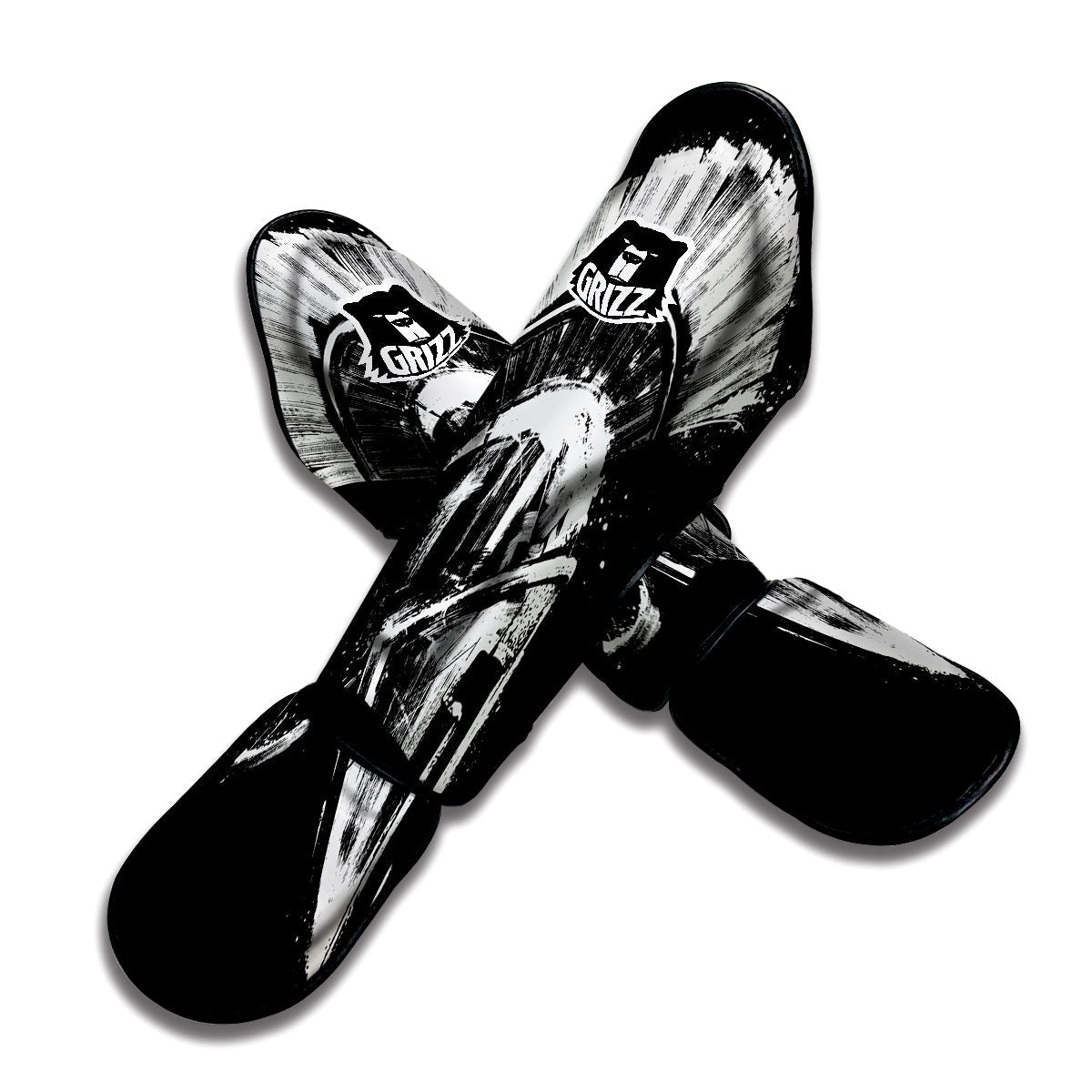 Helmet Ancient Spartan Print Muay Thai Shin Guards-grizzshop