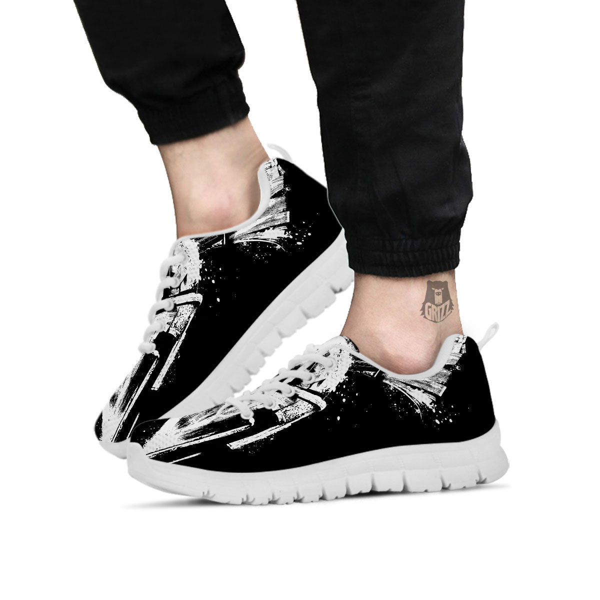 Helmet Ancient Spartan Print White Sneaker-grizzshop