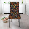 Hen Farm Chicken Eggs Pattern Print Chair Cover-grizzshop