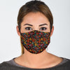 Hen Farm Chicken Eggs Pattern Print Face Mask-grizzshop