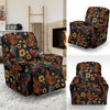 Hen Farm Chicken Eggs Pattern Print Recliner Cover-grizzshop