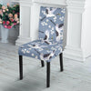 Heron Floral Pattern Print Chair Cover-grizzshop