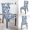 Heron Floral Pattern Print Chair Cover-grizzshop