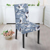 Heron Floral Pattern Print Chair Cover-grizzshop