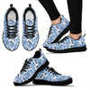 Heron Floral Pattern Print Sneaker Shoes For Men Women-grizzshop