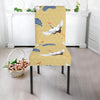 Heron Japanese Pattern Print Chair Cover-grizzshop