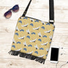 Heron Japanese Pattern Print Crossbody bags-grizzshop