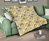 Heron Japanese Pattern Print Quilt-grizzshop