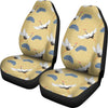 Heron Japanese Pattern Print Universal Fit Car Seat Covers-grizzshop